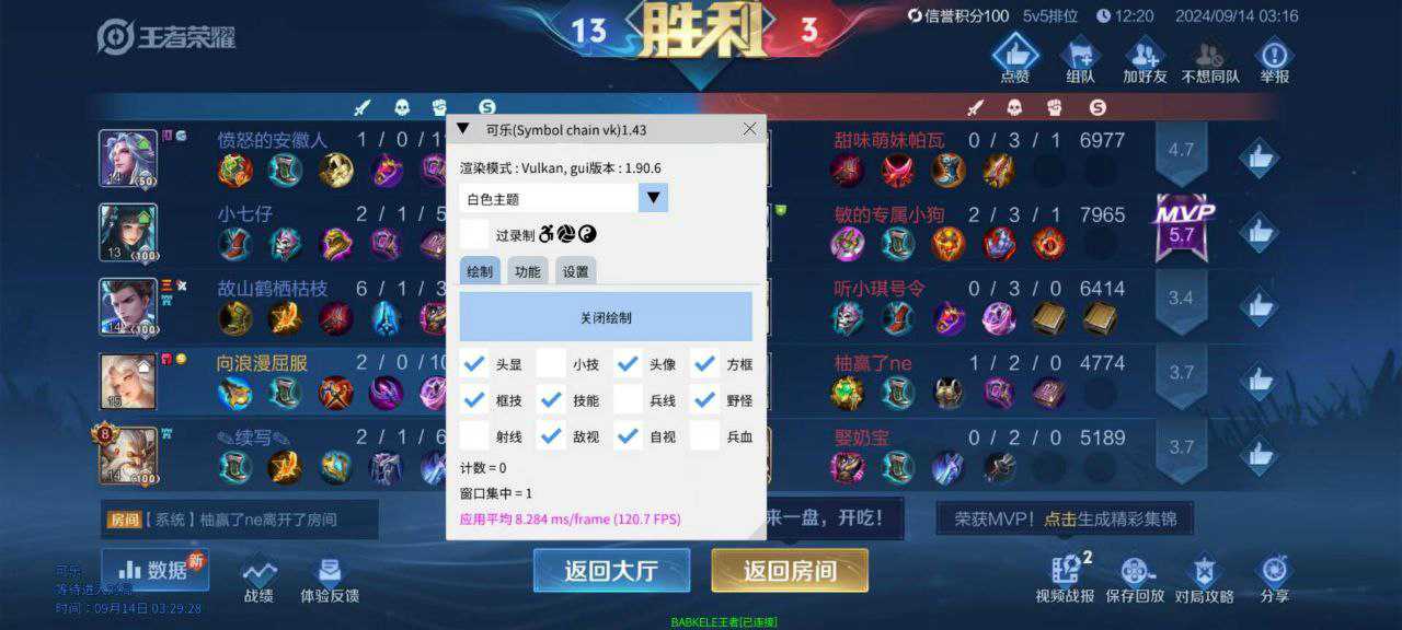 王者荣耀「黑马」内核辅助